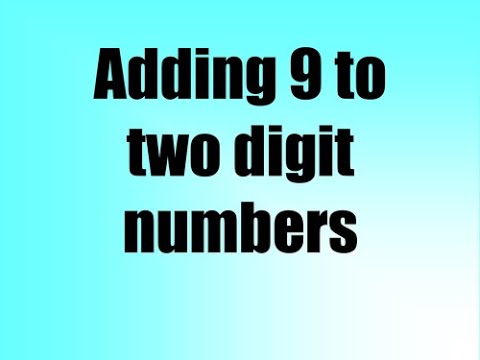 Adding 9 To Two Digit Number thumbnail