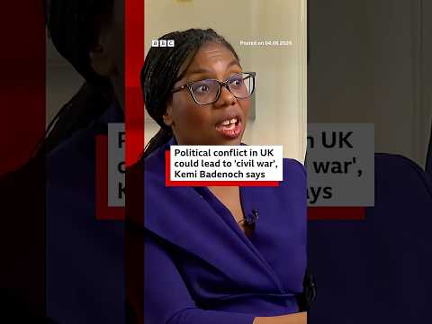 Kemi Badenoch has warned of rising tensions as a result of identity politics. #BBCNews thumbnail