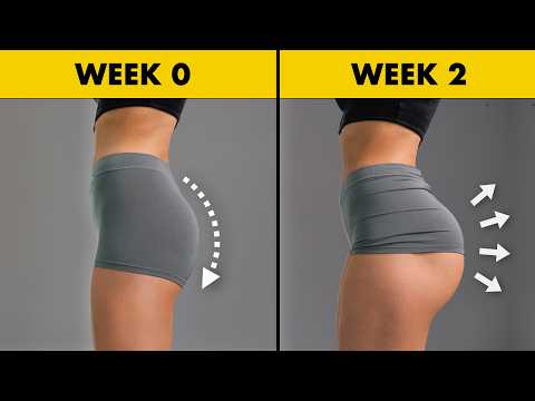 The 8 Exercises You Need to FIX FLAT BUTT! 2 Week Intense Booty Challenge, No Equipment, At Home thumbnail