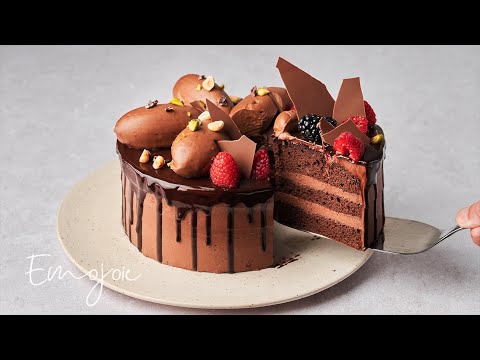 The Best Chocolate Cake Recipe with Decadent Chocolate Frosting thumbnail