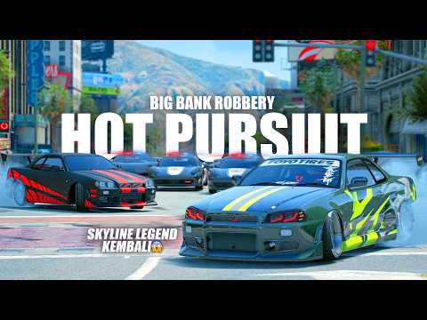 AKSI KEI OCONNER BERSAMA SKYLINE LEGENDARIS TWIN TURBO PERAMPOKAN BANK BESAR - GTA 5 ROLEPLAY thumbnail