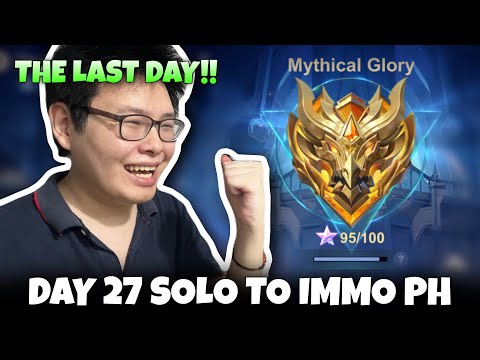🔴 pt 2. THE FINAL DAY!! 100 STARS TODAY!! | SOLO TO IMMORTAL IN PH DAY 27!! 🔴 thumbnail