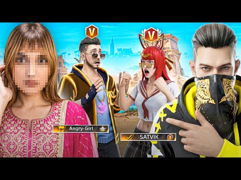 Biggest GIRL streamer VS Satvik CRAZY FIGHT  thumbnail