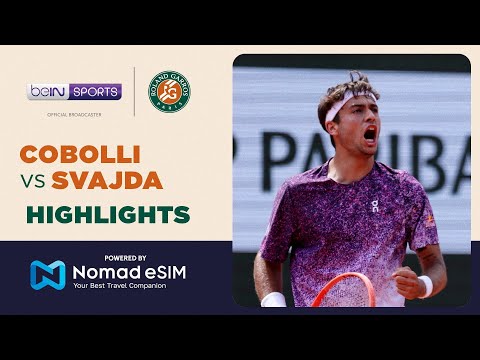 Flavio Cobolli vs Zachary Svajda | Roland-Garros 2026 | Match Highlights thumbnail