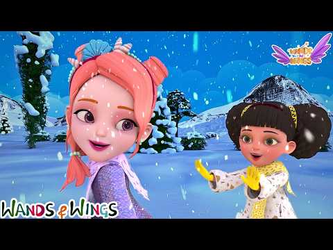 Princess Winter Adventure 👑⛸️| Skating day + Magical Shoes | Kids Song | Wands & Wings thumbnail
