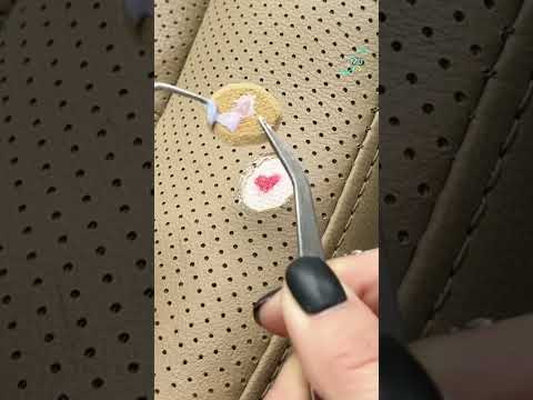Brilliant DIY Car Seat Crack Repair Hack | Fix Holes in Minutes! #CarInteriorFix #DIYAutoRepair thumbnail