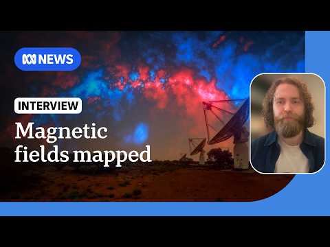 Most detailed map of cosmic magnetic fields created by Australian radio telescope | ABC NEWS thumbnail