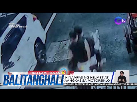 Hinampas ng helmet | Balitanghali thumbnail