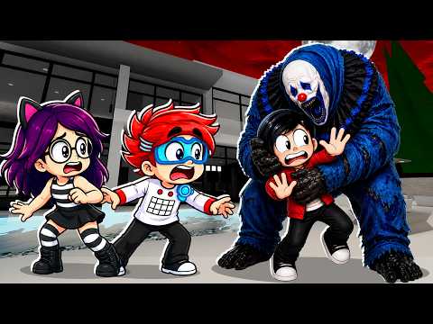 KARIM FUE ATACADO por EL PAYASO MINI MINI.EXE en ROBLOX Brookhaven | Karim Juega thumbnail