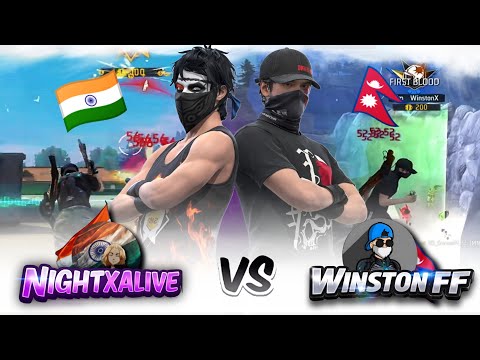 WINSTON FF ??VS NIGHTXALIVE ?? | FRIENDLY 1v1 ?? thumbnail