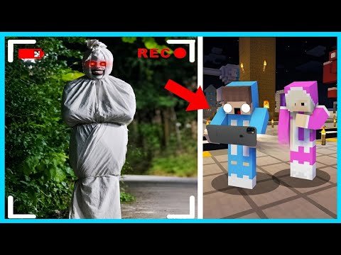 MIPAN & ZUZUZU LIHAT PENAMPAKAN POCONG DI CAMERA CCTV MINECRAFT! SEREM BANGET thumbnail
