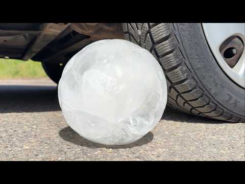 ICE COCA COLA BALLOON VS CAR, Coca Cola Zero, PowerAde, Fanta, Sprite, Fruko and Mentos Diff Unde thumbnail