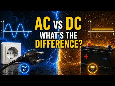 AC vs DC Explained – Alternating vs Direct Current, How Electricity Works and Why Both Are Used thumbnail