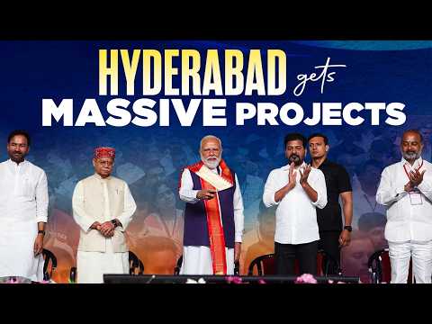 LIVE: PM Modi launches multiple development projects in Hyderabad thumbnail