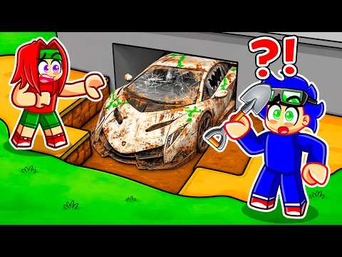 Encontramos un COCHE ROBADO Debajo de una Casa en Roblox Driving Empire... thumbnail