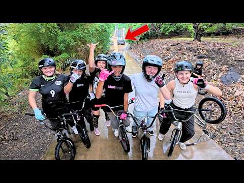 BMX GIRLS vs MEGA RAMP! thumbnail