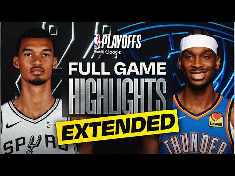 EXTENDED: #2 SPURS at #1 THUNDER | FULL GAME 2 HIGHLIGHTS | May 20, 2026 thumbnail