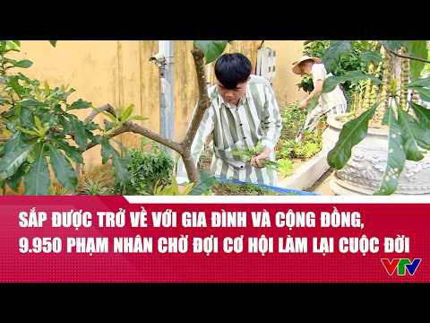 Sắp được trở về với gia đình và cộng đồng, 9.950 phạm nhân chờ đợi cơ hội làm lại cuộc đời | VTV24 thumbnail