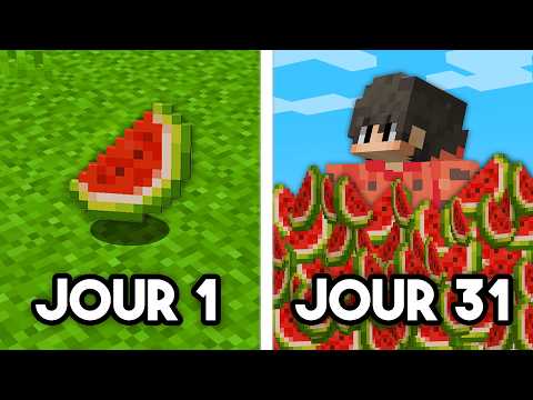 Pendant Combien de Jours je peux Doubler une Pastèque sur Minecraft ? thumbnail