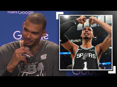 Victor Wembanyama Speaks After The Spurs EPIC Game 7 Win At OKC! thumbnail