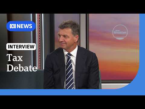 Angus Taylor says he wants a fight on tax | ABC NEWS thumbnail