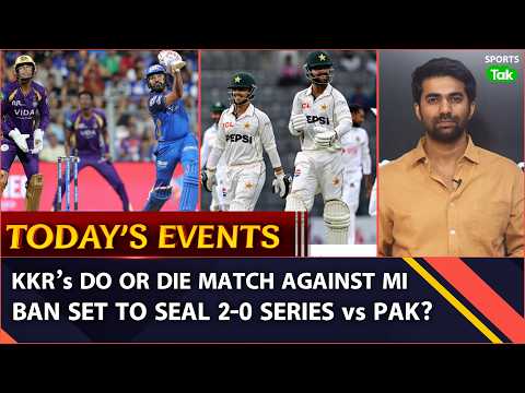 Today’s Sports Schedule: KKR VS MI IPL LIVE | BAN VS PAK 2nd TEST DAY 5 LIVE | MALAYSIA MASTERS thumbnail