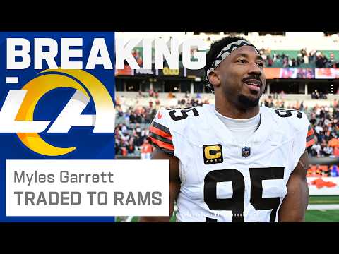 Browns trade Myles Garrett to Rams for Jared Verse, first-round pick thumbnail