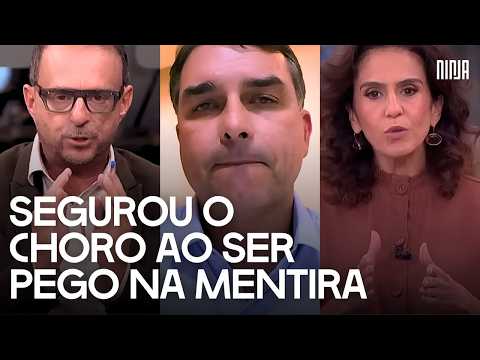 ?Entrevista de Flávio na Globonews é a nova tragédia da família! Foi explicar Vorcaro e se entregou? thumbnail