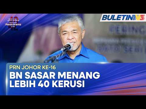 PRN JOHOR KE-16 | BN Sasar Menang Lebih 40 Kerusi Di Johor – Ahmad Zahid (BU) thumbnail