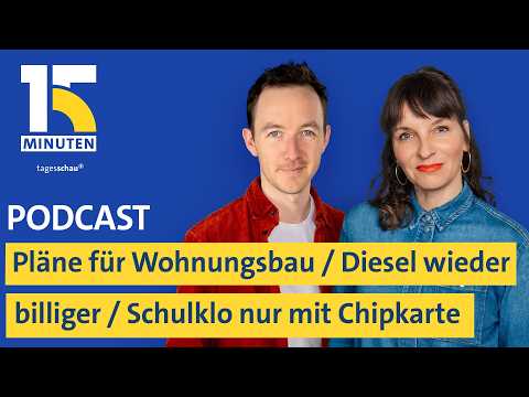 Vorfahrt für Wohnungsbau / Diesel wieder günstiger als Benzin / Chipkarten für Schultoiletten thumbnail
