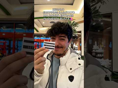 SHOPPING ILLIMITATO MA..😳 thumbnail