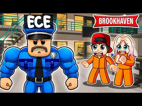 Polis Barry Olarak Arkdaşlarımı Trolledim 🚓Roblox Brookhaven🏡RP thumbnail