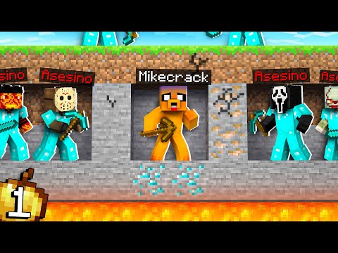 Minecraft: MIKECRACK vs 10 ASESINOS 😱🔪 MINECRATF SPEEDRUN 💔 UHC España T12  Ep. 1 (MIKECRACK) thumbnail