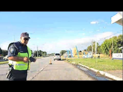 Stopped by the police. thumbnail