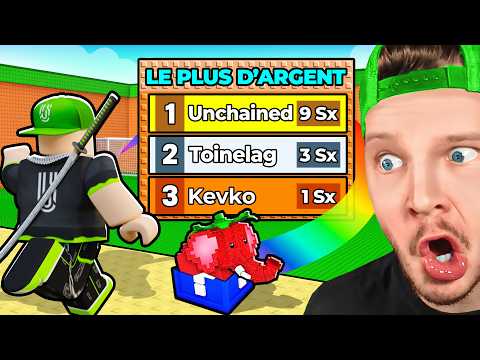 Je Passe TOP #1 du Classement sur Kick a Lucky Block ! thumbnail