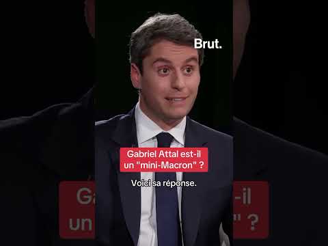 Gabriel Attal est-il un « mini-Macron » ? Voici sa réponse. thumbnail