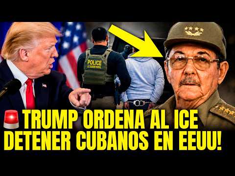 🚨¡ÚLTIMA HORA! TRUMP ORDENA DETENCIÓN DE CUBANOS EN EEUU! POLITICOS Y MILITARES DETENIDOS! thumbnail
