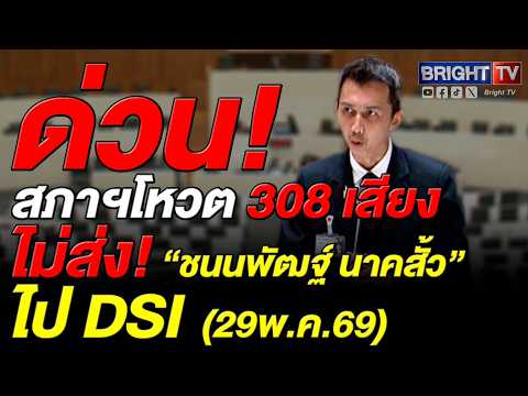 สภาฯ ลงมติไม่อนุญาตส่ง ชนนพัฒฐ์ นาคสั้ว  ให้คณะพนักงานสอบสวนคดีพิเศษ (DSI) ตามหมายเรียก รับทราบข้อหา thumbnail