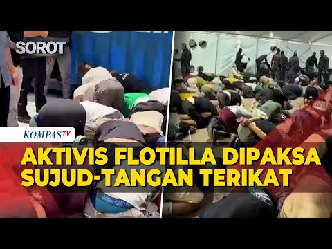 Viral! Video Aktivis Global Sumud Flotilla Dipaksa Sujud dan Tangan Terikat oleh Israel thumbnail