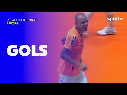FANTASMAS MORALES 0 X 5 CARLOS BARBOSA | GOLS | CONMEBOL LIBERTADORES DE FUTSAL 2026 | sportv thumbnail