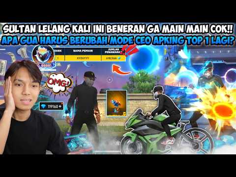 SULTAN LELANG KALI INI BENERAN GA MAIN MAIN GUYS! APA GUA HARUS BERUBAH MODE CEO APKING TOP 1 LAGI?😱 thumbnail