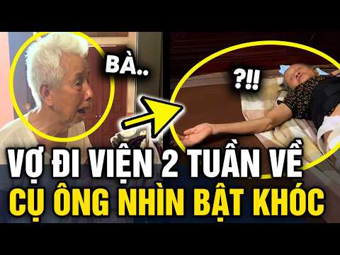 Gặp lại vợ SAU 2 TUẦN NẮM VIỆN với nhiều băng dán trên người, cụ ông BẬT KHÓC NỨC NỞ | Tin 3 Phút thumbnail