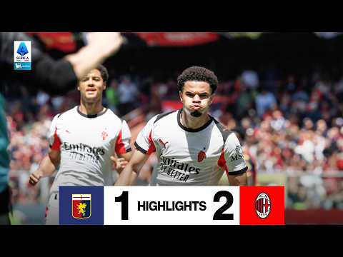 Nkunku + Athekame: 3 punti al Marassi | Genoa 1-2 Milan | Serie A Highlights thumbnail