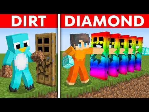 DIRT vs DIAMOND: Battle Of DOORS in Minecraft thumbnail