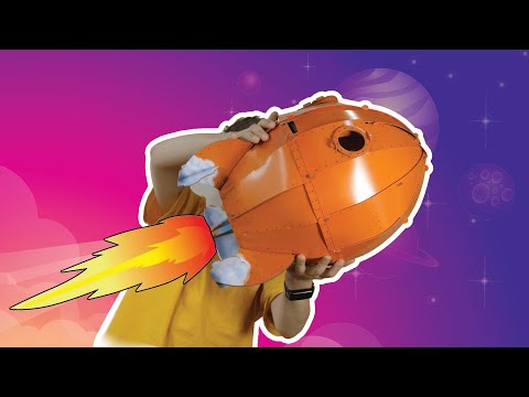 DIY Cardboard Wallace & Gromit Rocket | Eco-Friendly Construction Toy for Kids thumbnail