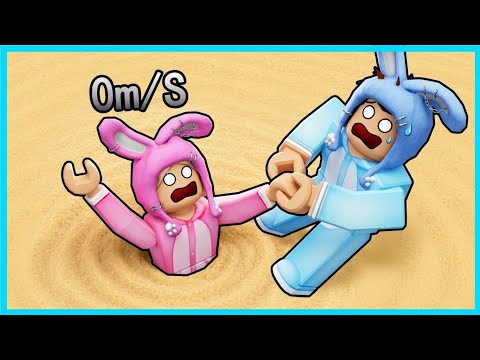 MIPAN & ZUZUZU Lewatin Rintangan Pasir Hisap Mengerikan! ROBLOX thumbnail
