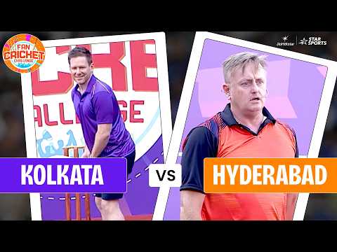 #EoinMorgan, #JhulanGoswami, #ScottStyris & #AkshathReddy face off in an epic Fan Cricket Challenge! thumbnail