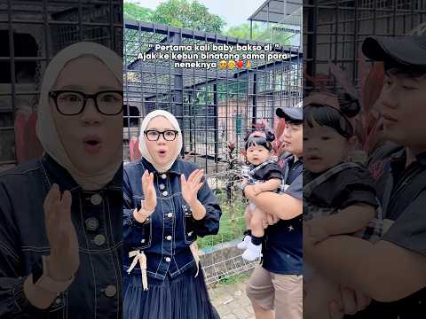 PERTAMA KALI BABY BAKSO KE KEBUN BINATANG WOWWW‼️??? thumbnail