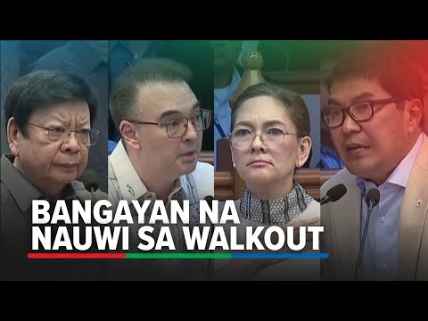 Buong pangyayari: Sigalot sa Senado na nauwi sa pag-walk out ng minority | ABS-CBN News thumbnail