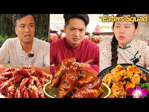 Three people with their own agendas guess blind boxes in the countryside.丨food blind box thumbnail